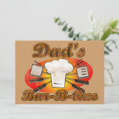 Pa's Bar-B-Que Kaart (Staand voorkant)