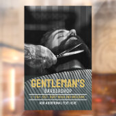 Pas Barbershop Modern Bearded Man Grafisch aan Raamsticker (Vel 2)