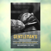 Pas Barbershop Modern Bearded Man Grafisch aan Raamsticker (Vel 3)