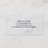 Pas beide kanten van Grijs Marmer en Zwart aan Visitekaartje (Achterkant)