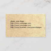 Pas beide kanten van Stone & Desert Scene aan Visitekaartje (Achterkant)