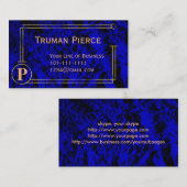 Pas beide zijden van Lapis Blue en Gold aan Visitekaartje (Voorkant / Achterkant)