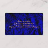 Pas beide zijden van Lapis Blue en Gold aan Visitekaartje (Achterkant)