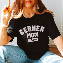 Pas Berner berghond Gift Moderne hond mam T-shirt