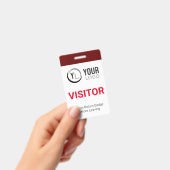 Pas Bezoeker ID Badge Aan (Handheld)