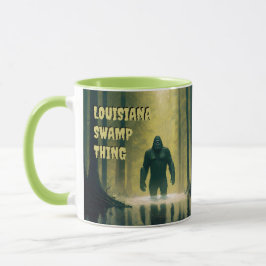 Pas Bigfoot Sasquatch Louisiana Swamp Thing aan Mok