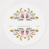 Pas blanco kruiden kruiden kruiden kruiden pastel labels (Design 2)