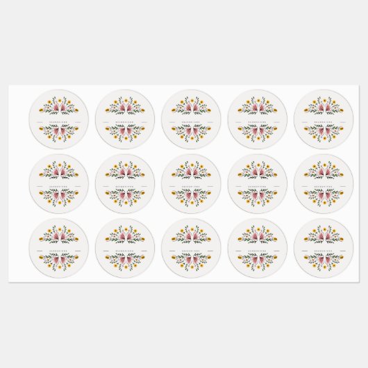 Pas blanco kruiden kruiden kruiden kruiden pastel labels (Vel)