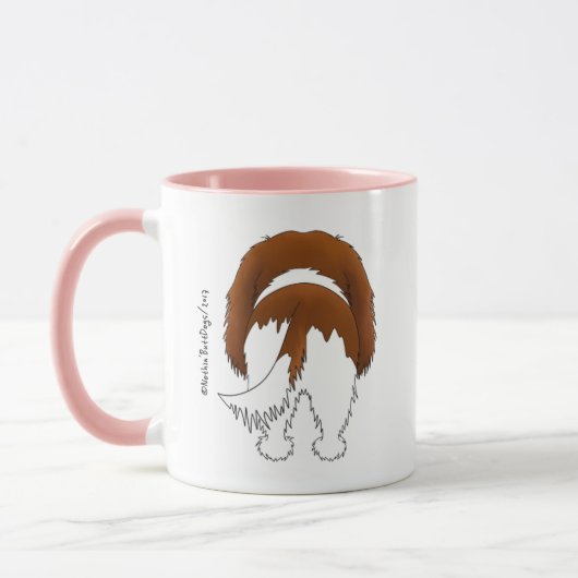 Pas Blenheim Cavalier King Charles Spaniel aan Mok (Links)