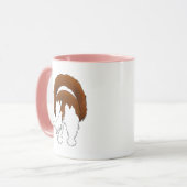 Pas Blenheim Cavalier King Charles Spaniel aan Mok (Voorkant links)