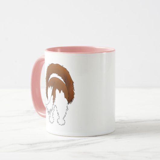 Pas Blenheim Cavalier King Charles Spaniel aan Mok (Voorkant links)