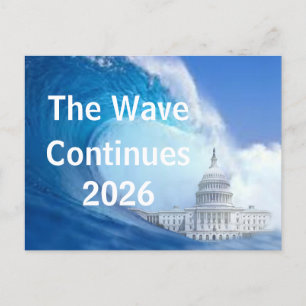 Pas Blue Wave Verkiezing 2026 aan Briefkaart