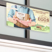 Pas Boerderij Fresh Organic Eggs te koop aan Klein Spandoek (Buitenkant Gebouw)