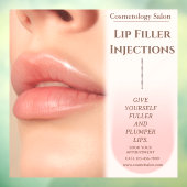 Pas Botox Lip Filler Cosmetology Beauty aan Raamsticker (Vel 3)