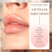 Pas Botox Lip Filler Cosmetology Beauty aan Raamsticker (Vel 2)
