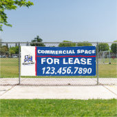 Pas commerciële ruimte voor de Logo van het Bedrij Spandoek (Insitu)