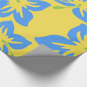 Pas coole Hawaii bloemen aan Cadeaupapier (Hoek)
