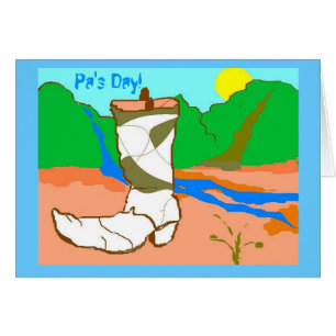 Pa's Dag. Kaart hoe het Westen is gewonnen