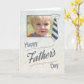 Pas Dag van Vader met Necktie aan Kaart (Gele Bloem)