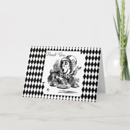 Pas dank u Gekke Hoedenmaker aan Bedankkaart