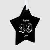 Pas de 40e verjaardag van het Ornament Gag-cadeaut (voorkant)