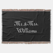 Pas de achternaam van het koppel aan, Dhr. & Mevro Deken (Voorkant)