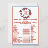 Pas De Baby Dieren Bij Poppy Bloemen Baby Shower  Kaart (Voorkant)