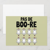 Pas de Boo-re Ballerina Geest Halloween Spoken Kaart (Voorkant / Achterkant)