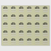 Pas de Boo-re Ballerina Ghost Halloween Spooky Cadeaupapier (Vlak)