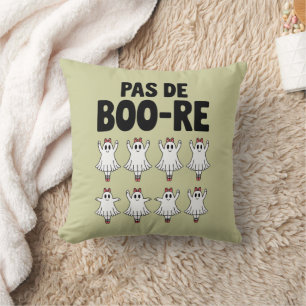 Pas de Boo-re Ballerina Ghost Halloween Spooky Kussen