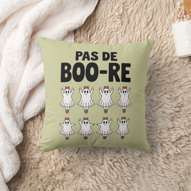 Pas de Boo-re Ballerina Ghost Halloween Spooky Kussen (Deken)