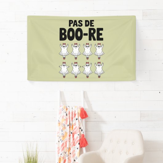 Pas de Boo-re Ballerina Ghost Halloween Spooky Spandoek (Insitu)