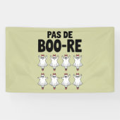 Pas de Boo-re Ballerina Ghost Halloween Spooky Spandoek (Horizontaal)