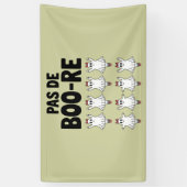 Pas de Boo-re Ballerina Ghost Halloween Spooky Spandoek (Verticaal)