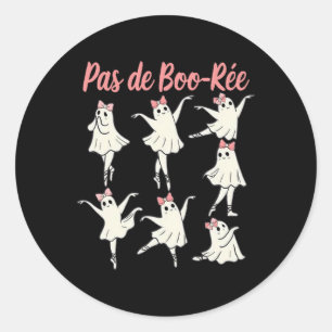 Pas De Boo-rée Ballet Coquette Danser Ghost Spooky Ronde Sticker