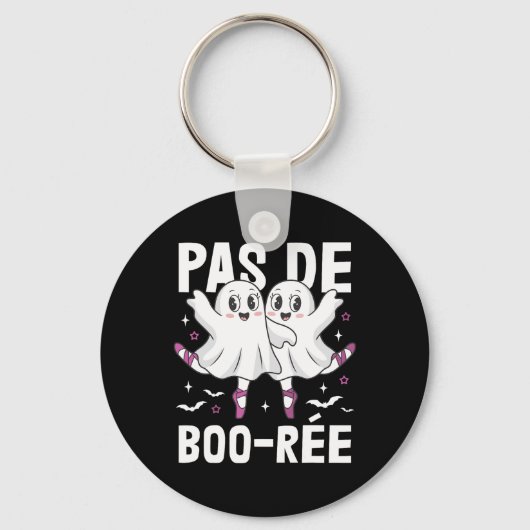 Pas De Boo-rée Ballet Dancing Ghost Ballerina Hall Sleutelhanger (Voorkant)