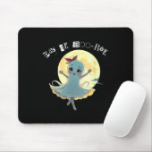 Pas De Boo-rée Funny Ballet Ghost Halloween Dance Muismat (Met muis)