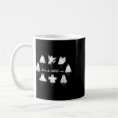 Pas de Boo-rée Funny Ballet Ghosts Dance Halloween Koffiemok (Links)