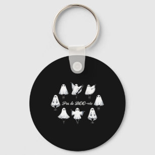 Pas de Boo-rée Funny Ballet Ghosts Dance Halloween Sleutelhanger