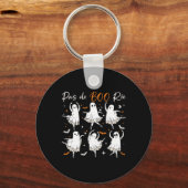 Pas de Boo-rée Funny Ballet Ghosts Dance Teacher H Sleutelhanger (Voorkant)