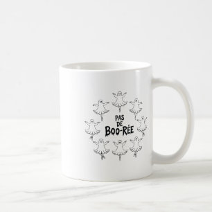 Pas de Boo-rée Funny Ballet Ghosts Halloween Dans Koffiemok