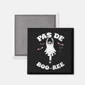 Pas de Boo-rée Funny Ballet Ghosts Halloween Dans Magneet (Voorkant / Achterkant)