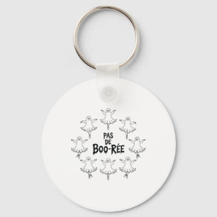 Pas de Boo-rée Funny Ballet Ghosts Halloween Dans Sleutelhanger