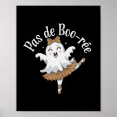 Pas de Boo-rée Funny Byllet Ghosts Halloween Dance Poster (Voorkant)