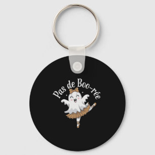 Pas de Boo-rée Funny Byllet Ghosts Halloween Dance Sleutelhanger