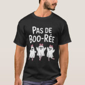 Pas de Boo Ree Funny Dancing Ballet Spooky Hallowe T-shirt (Voorkant)