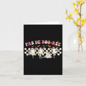 Pas De Boo-rée Geest Balletdanser Halloween Danser Kaart (Gele Bloem)