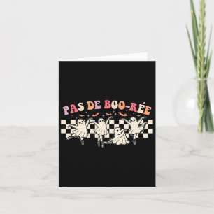 Pas De Boo-rée Geest Balletdanser Halloween Danser Kaart