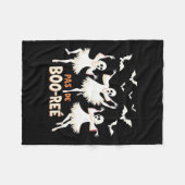 Pas De Boo-rée Ghost Ballet Dancer Halloween Dance Fleece Deken (Voorkant (Horizontaal))