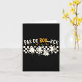 Pas De Boo-rée Ghost Ballet Dancer Halloween Dance Kaart (Gele Bloem)